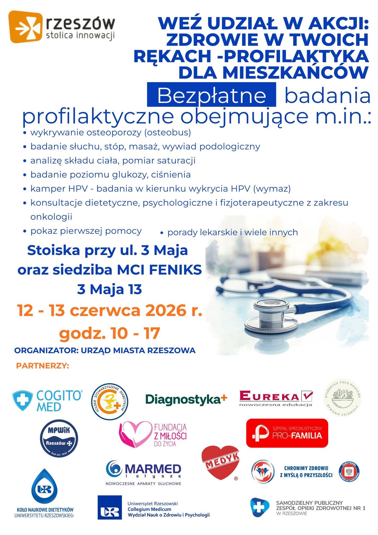 Bezpłatne badania profilaktyczne dla mieszkańców Rzeszowa 2 - Polskie Radio Rzeszów Bezpłatne badania profilaktyczne dla mieszkańców Rzeszowa - Polskie Radio Rzeszów