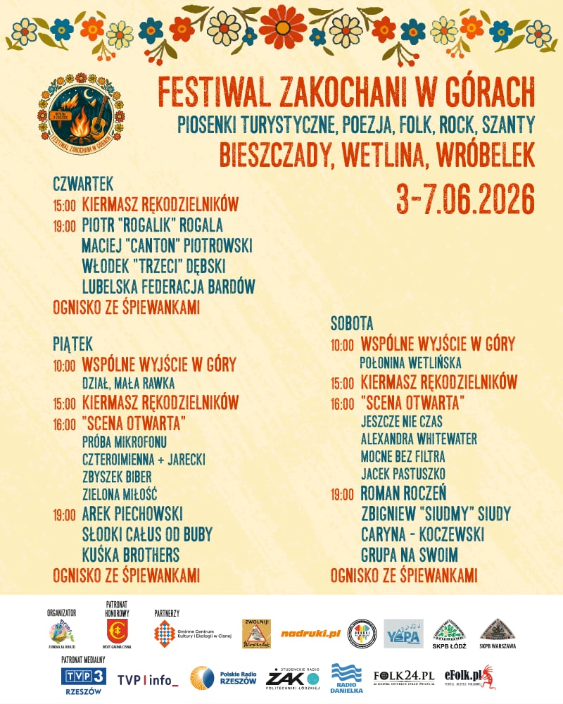 FESTIWAL ZAKOCHANI W GÓRACH - Polskie Radio Rzeszów