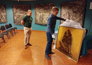 Kolejne obrazy Zdzisława Beksińskiego trafiły do sanockiego muzeum 2 - Polskie Radio Rzeszów Kolejne obrazy Zdzisława Beksińskiego trafiły do sanockiego muzeum