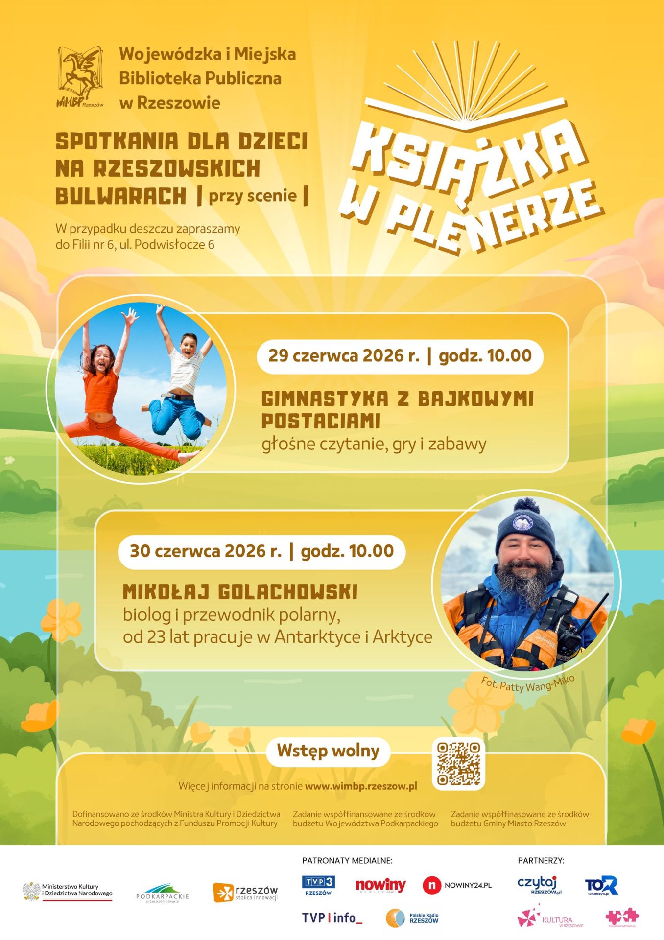 Książka w plenerze - cykl wydarzeń dla dzieci - Polskie Radio Rzeszów