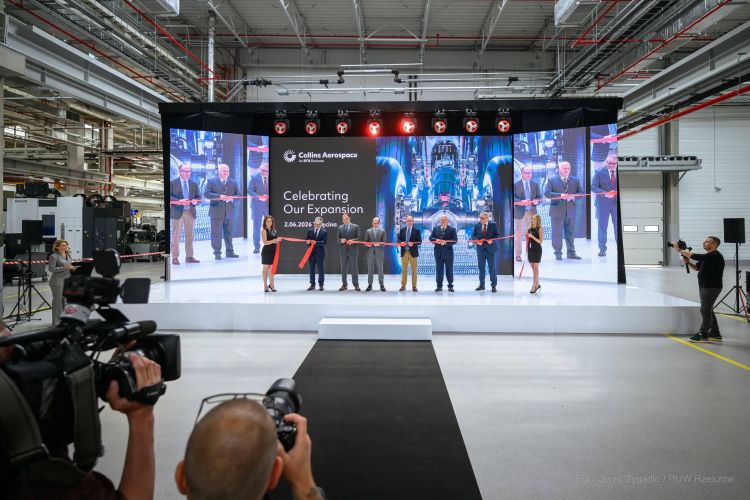 Nowa hala produkcyjna Collins Aerospace w Tajęcinie zwiększy moce produkcyjne o 25% 1 - Polskie Radio Rzeszów Nowa hala produkcyjna Collins Aerospace w Tajęcinie zwiększy moce produkcyjne o 25%