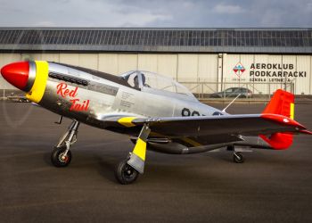 Mustang nad&nbsp;Krosnem. To&nbsp;nie&nbsp;oryginał, a&nbsp;wyjątkowa replika produkowana na&nbsp;Podkarpaciu