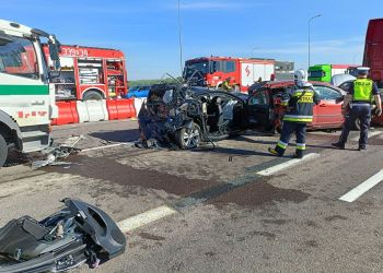 Sześć pojazdów zderzyło się na&nbsp;S19. Pięć osób poszkodowanych [AKTUALIZACJA]