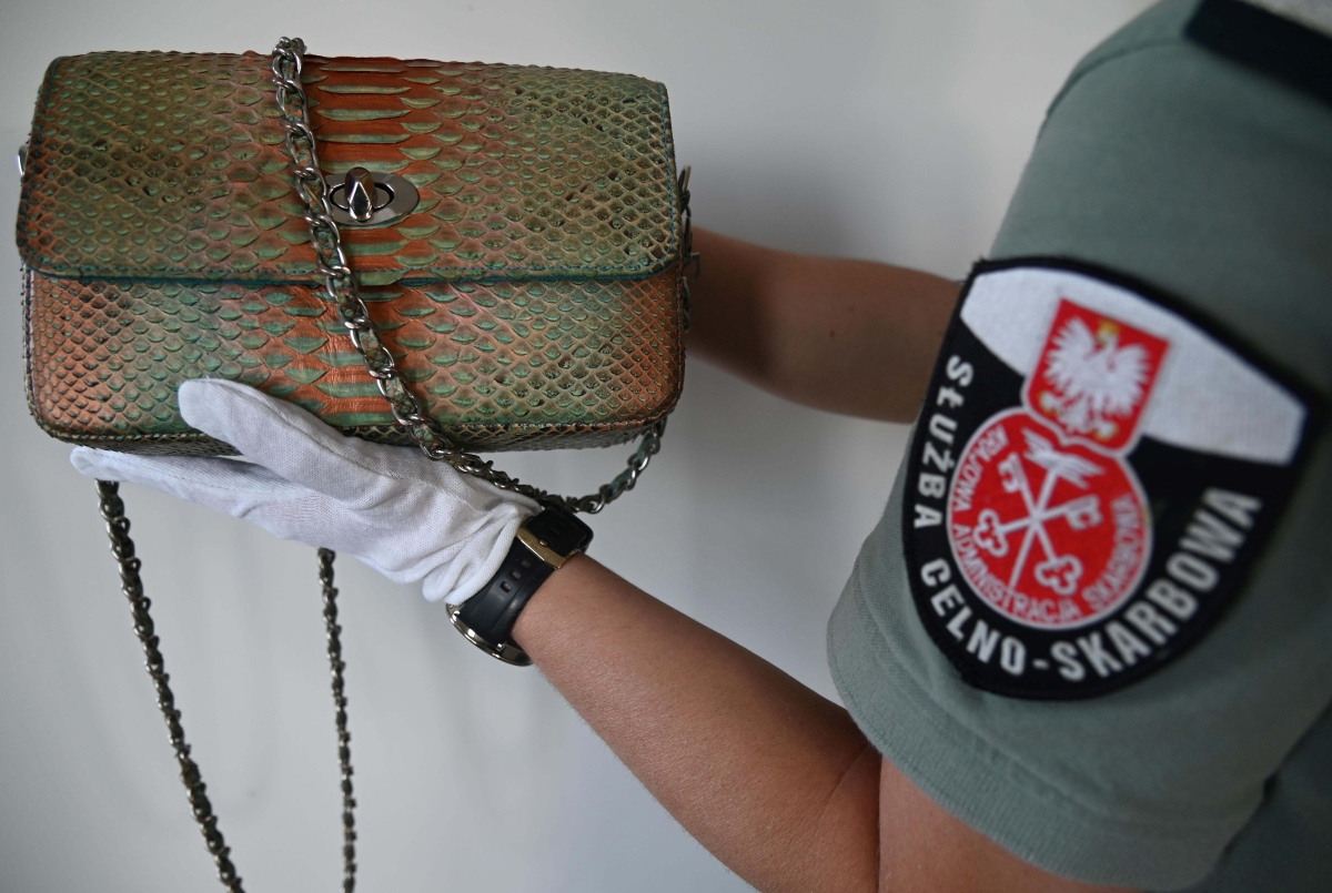 Torebki ze skóry pytona i krokodyla zatrzymane na granicy w Malhowicach 2 - Polskie Radio Rzeszów Torebki ze skóry pytona i krokodyla zatrzymane na granicy w Malhowicach - Polskie Radio Rzeszów