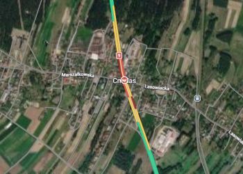 Zablokowana DK9 w&nbsp;Cmolasie. Zderzenie auta z&nbsp;motocyklem