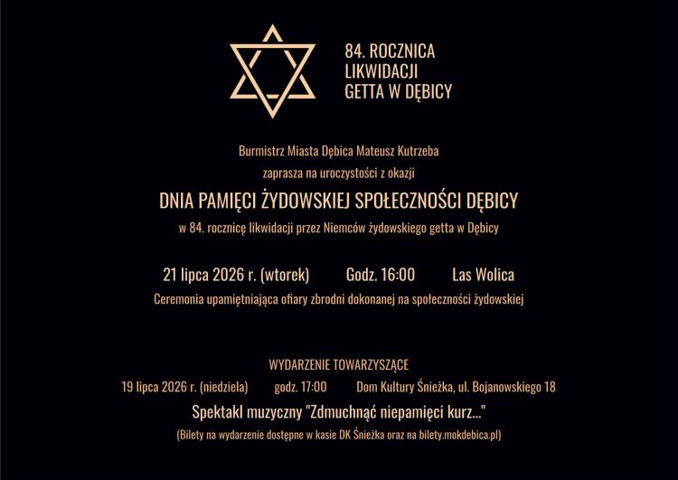 Dębica upamiętni ofiary likwidacji getta. Uroczystości w Lesie Wolica 1 - Polskie Radio Rzeszów Dębica upamiętni ofiary likwidacji getta. Uroczystości w Lesie Wolica