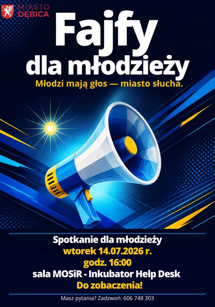 Dębica zaprasza młodzież na „Fajfy”. Rusza cykl spotkań dla młodych mieszkańców 1 - Polskie Radio Rzeszów Dębica zaprasza młodzież na „Fajfy”. Rusza cykl spotkań dla młodych mieszkańców