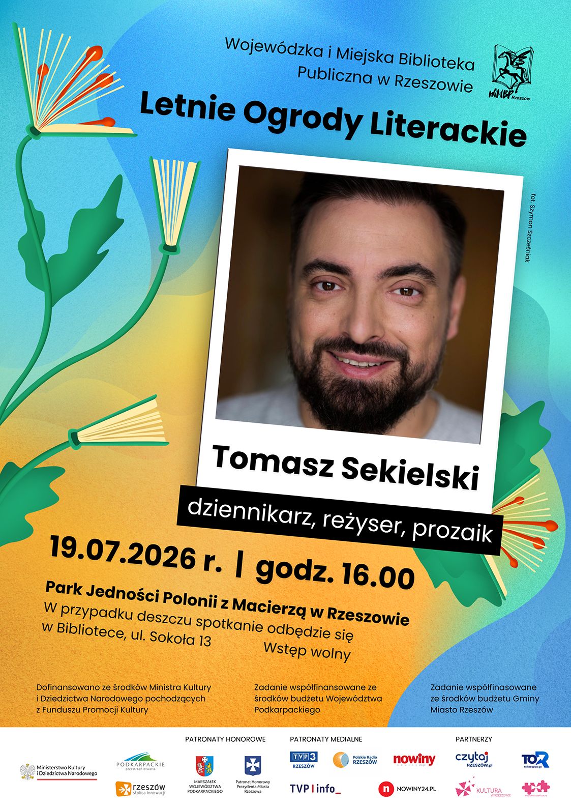 Spotkanie z Tomaszem Sekielskim w ramach Letnich Ogrodów Literackich 46 - Polskie Radio Rzeszów Spotkanie z Tomaszem Sekielskim w ramach Letnich Ogrodów Literackich - Polskie Radio Rzeszów