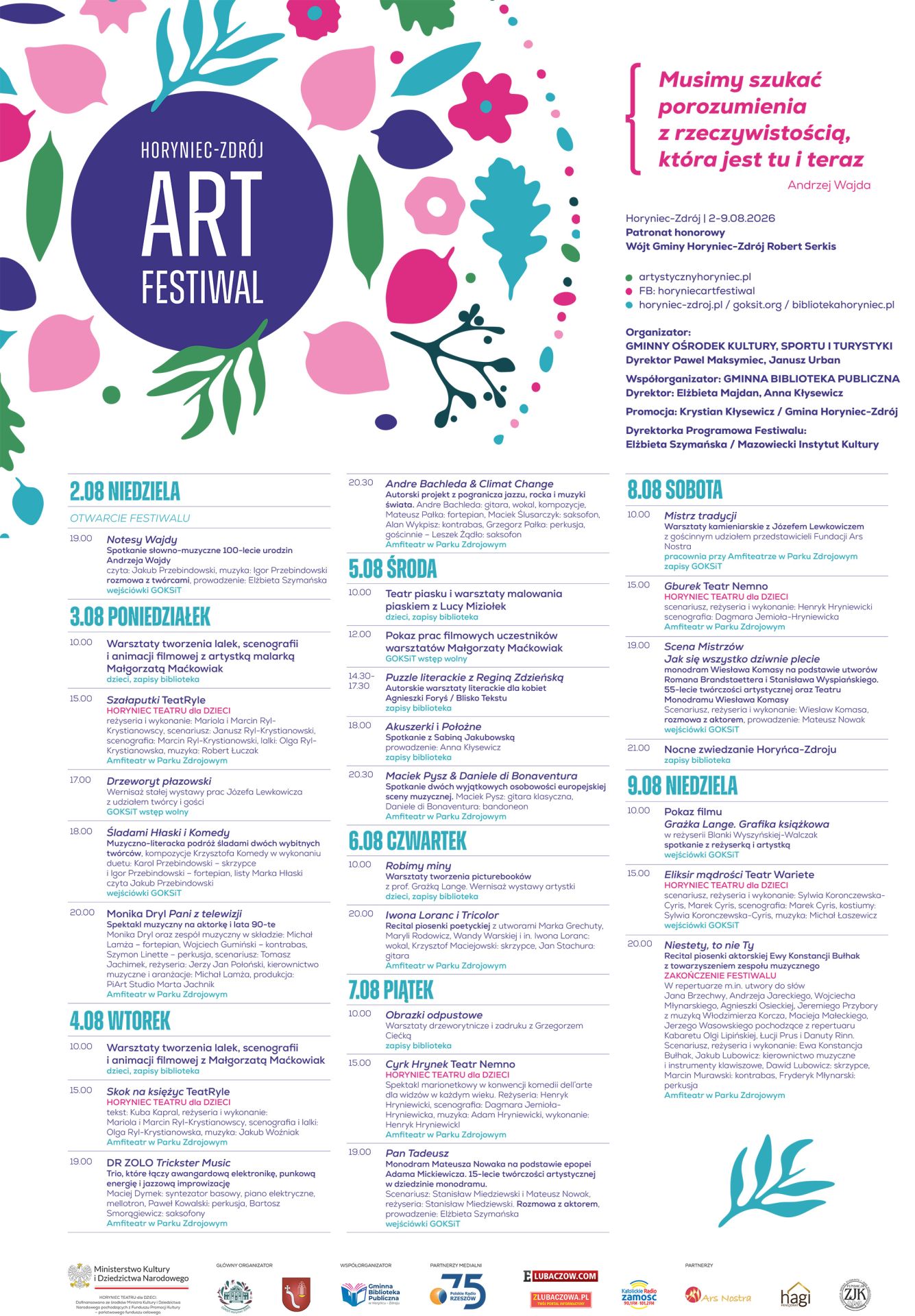 Horyniec – Zdrój Art Festiwal 2026 - Polskie Radio Rzeszów