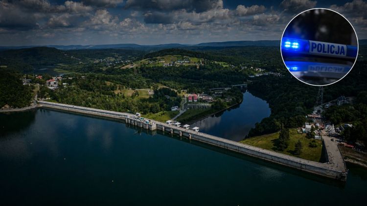 Nocna tragedia w&nbsp;Solinie. Ratownicy odnaleźli ciało 45-latka, który&nbsp;skoczył z&nbsp;zapory do&nbsp;jeziora [AKTUALIZACJA]