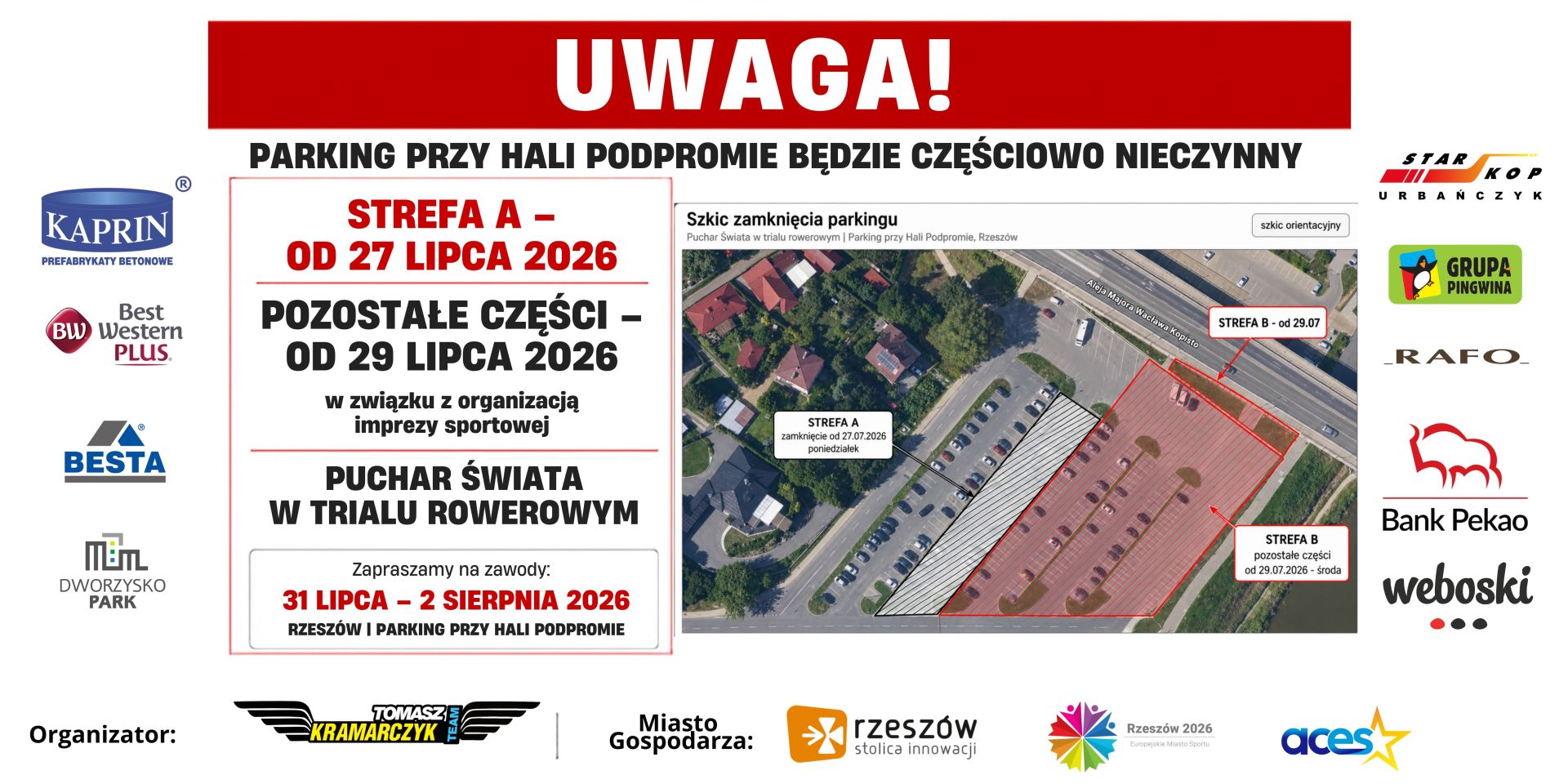 Już w ten weekend Rzeszów stanie się światową stolicą trialu rowerowego! - Puchar Świata UCI w trialu rowerowym - Polskie Radio Rzeszów