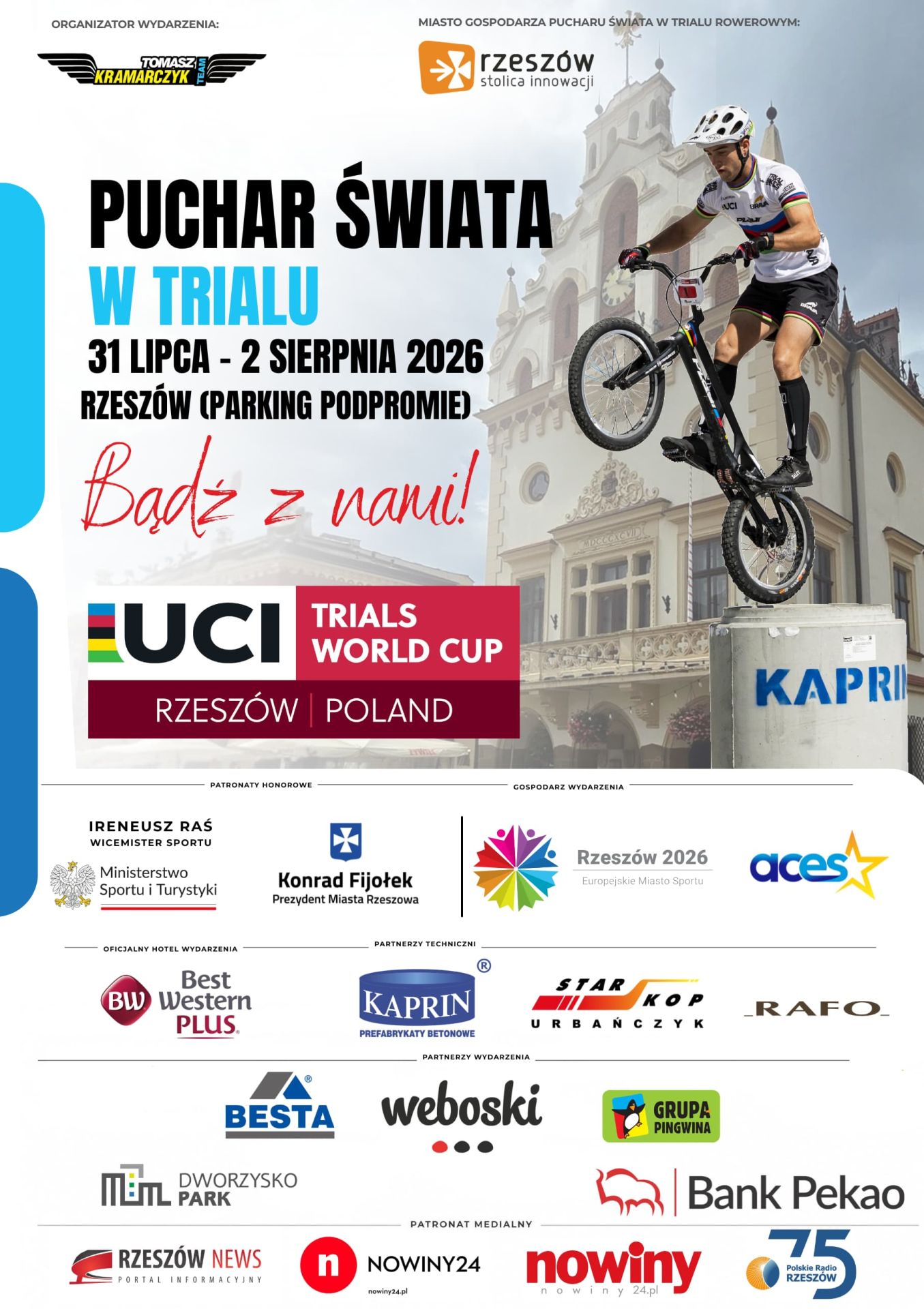 Już w ten weekend Rzeszów stanie się światową stolicą trialu rowerowego! - Puchar Świata UCI w trialu rowerowym - Polskie Radio Rzeszów