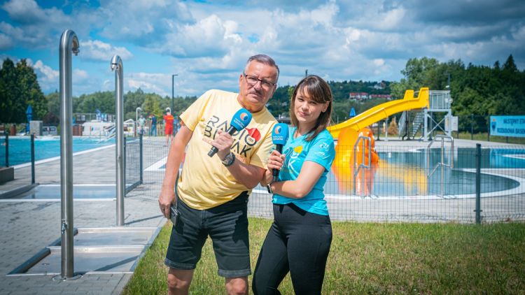 Radio Biwak w&nbsp;„Wodnym Świecie” w&nbsp;Przemyślu. Wakacyjna audycja z&nbsp;nowego parku wodnego