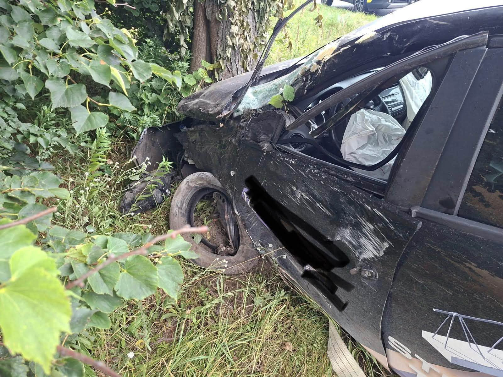 Wypadek w Cyganach. Kierowca ranny, utrudnienia zakończone [AKTUALIZACJA] - Polskie Radio Rzeszów