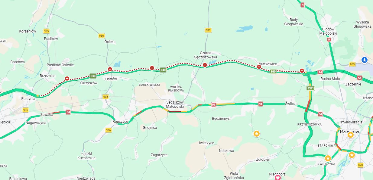 Karambol na A4. Jedna osoba ranna, ruch w kierunku Krakowa przywrócony [AKTUALIZACJA] - Polskie Radio Rzeszów