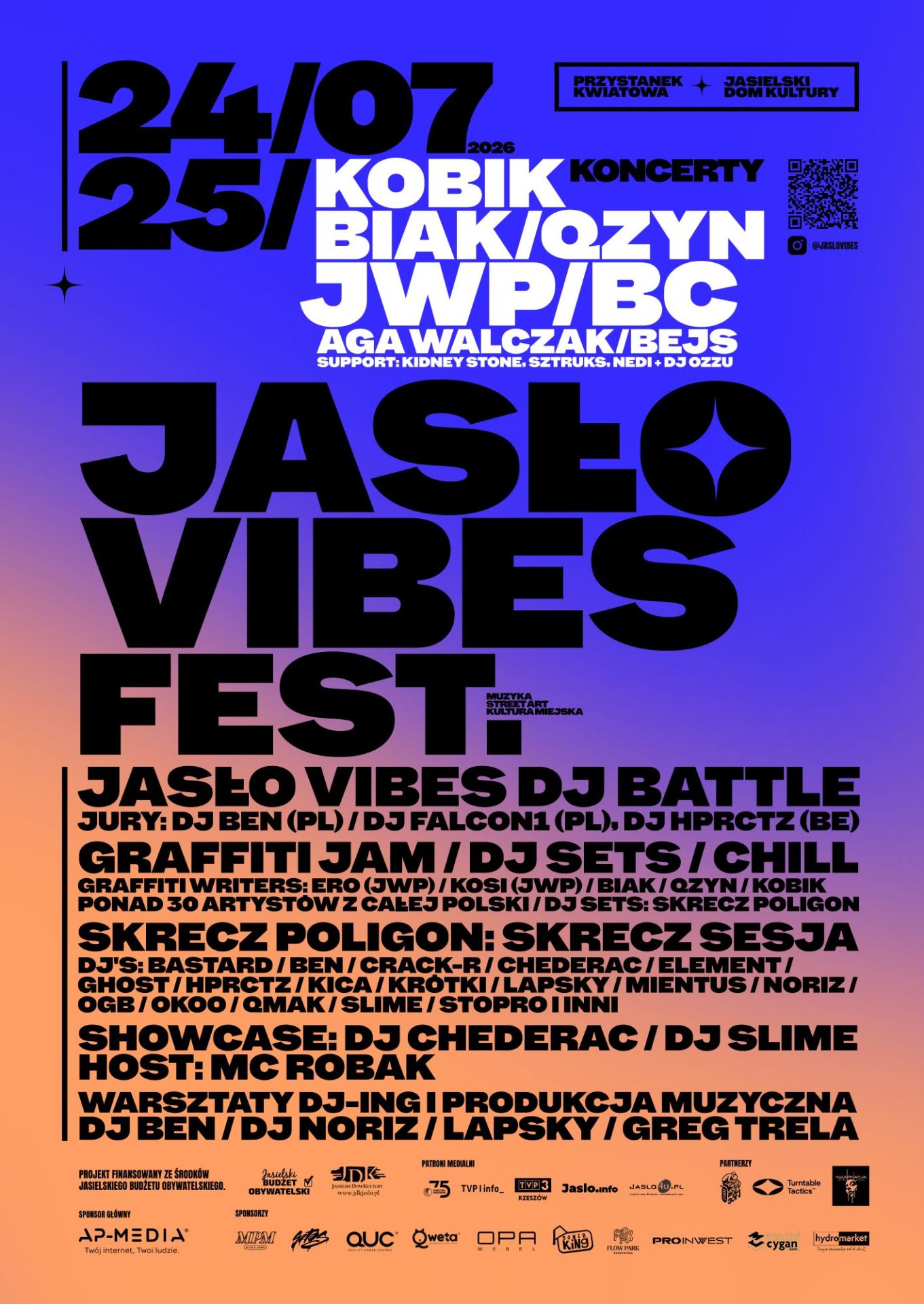 Jasło Vibes 2026 - muzyka, graffiti, DJ-ing i kultura miejska w Jaśle - Polskie Radio Rzeszów