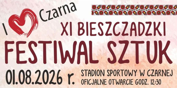 "I Love Czarna" 2026. Festiwal pełen muzyki, smaków i bieszczadzkiej tradycji 1 - Polskie Radio Rzeszów „I Love Czarna” 2026. Festiwal pełen muzyki, smaków i bieszczadzkiej tradycji
