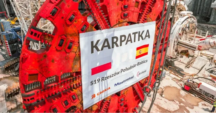 „Karpatka” wydrążyła już ponad pół kilometra tunelu na&nbsp;S19