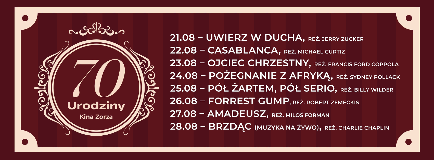 Kino Zorza w Rzeszowie ma 70 lat. Jubileuszowy przegląd filmowy - Polskie Radio Rzeszów