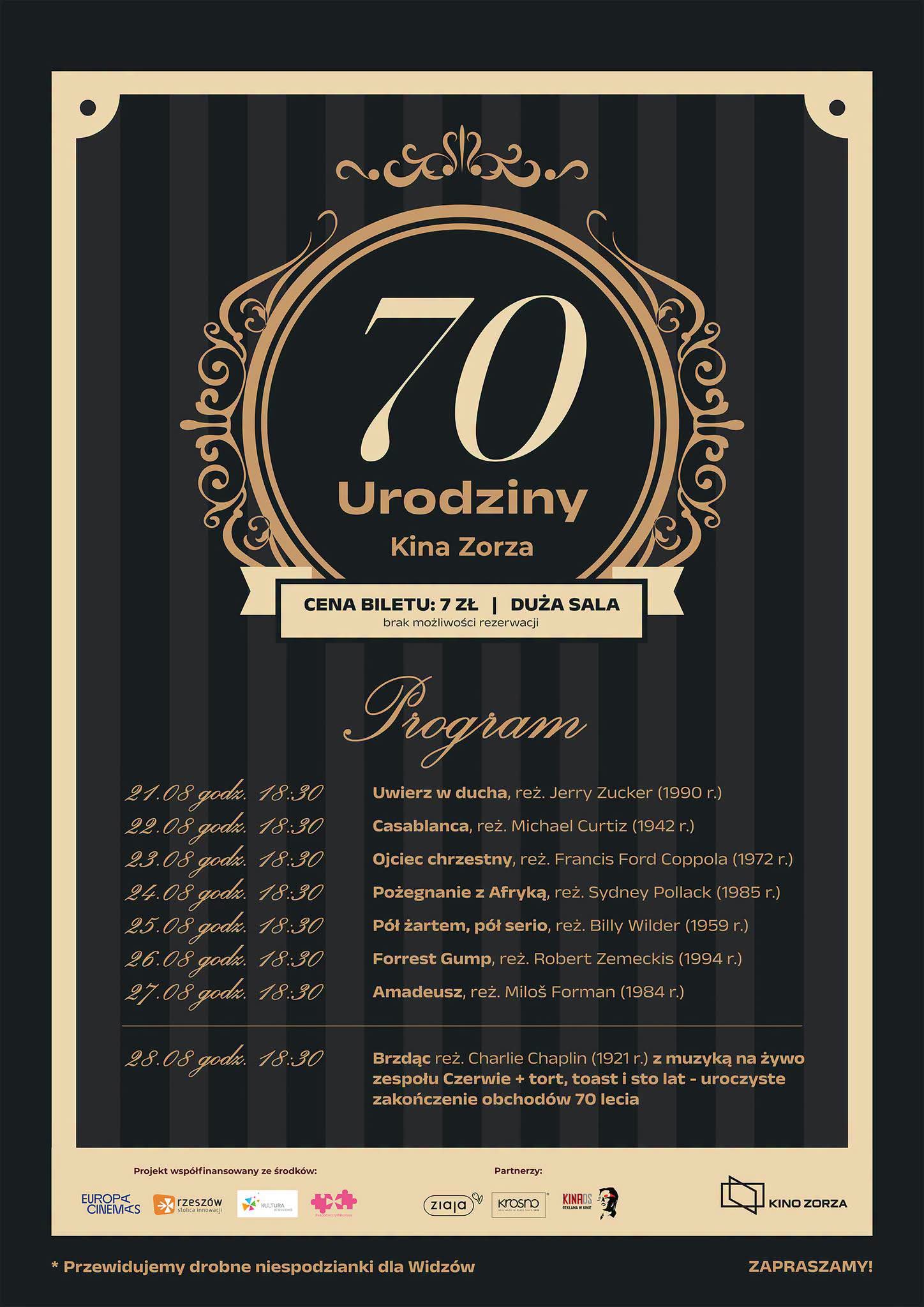 Kino Zorza w Rzeszowie ma 70 lat. Jubileuszowy przegląd filmowy - Polskie Radio Rzeszów