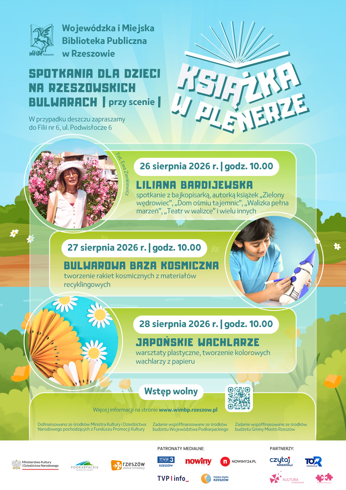 Książka w plenerze - cykl wydarzeń dla dzieci - Polskie Radio Rzeszów