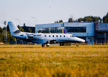 Ponad 43 mln zł na lotniska w Mielcu i Krośnie z funduszy UE 2 - Polskie Radio Rzeszów Lotnisko Mielec ma nowego klienta. Wylądował biznesowy odrzutowiec