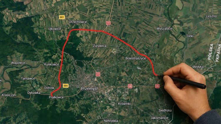 Obwodnica Przemyśla tak, ale nie w wariancie „W7” 1 - Polskie Radio Rzeszów Obwodnica Przemyśla tak, ale nie w wariancie „W7”
