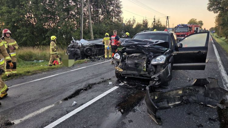 Pięć osób poszkodowanych w&nbsp;wypadku w&nbsp;Strzegocicach