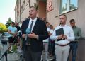 Protest przeciwko przebiegowi obwodnicy Przemyśla 13 - Polskie Radio Rzeszów Protest przeciwko przebiegowi obwodnicy Przemyśla