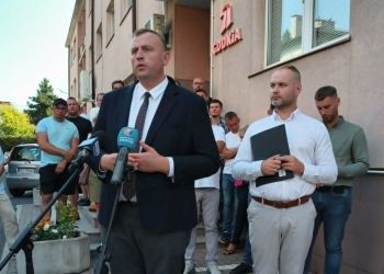 Protest przeciwko przebiegowi obwodnicy Przemyśla 11 - Polskie Radio Rzeszów Protest przeciwko przebiegowi obwodnicy Przemyśla