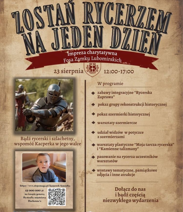 Rodzinny Piknik Historyczny w fosie Zamku Lubomirskich. Dochód na cel charytatywny 1 - Polskie Radio Rzeszów Rodzinny Piknik Historyczny w fosie Zamku Lubomirskich. Dochód na cel charytatywny