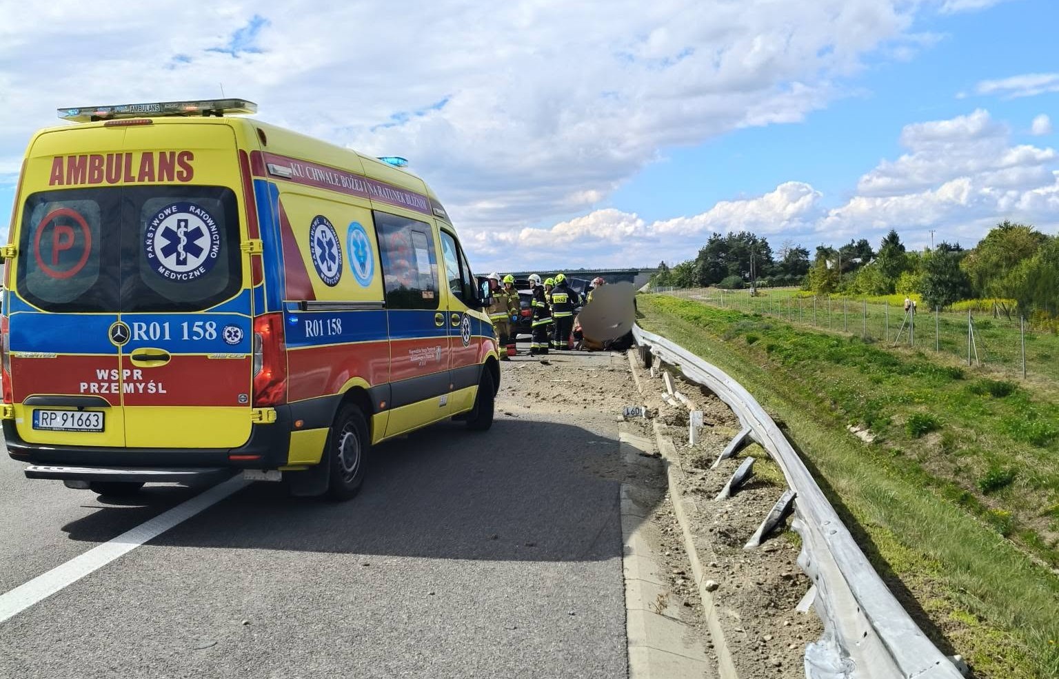 Wypadek na A4 w Białobrzegach. Droga w kierunku Rzeszowa odblokowana [AKTUALIZACJA] - Polskie Radio Rzeszów