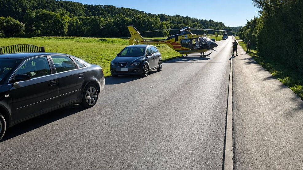 Wypadek w Futomie. Motocyklista trafił do szpitala 3 - Polskie Radio Rzeszów Wypadek w Futomie. Motocyklista trafił do szpitala - Polskie Radio Rzeszów