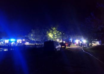 Pożar w&nbsp;skansenie w&nbsp;Sanoku. Doszczętnie spłonął zabytkowy kościół i&nbsp;dwa obiekty