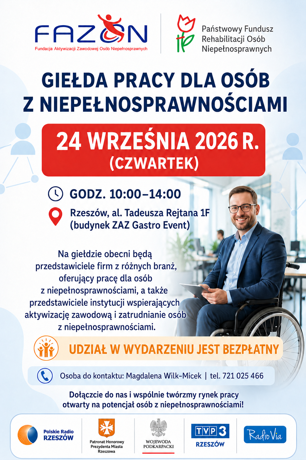 Giełda Pracy Dla Osób z Niepełnosprawnościami - Polskie Radio Rzeszów