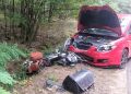 Nie&nbsp;żyje 73-letni motocyklista. Wypadek w&nbsp;Knapach w&nbsp;gminie Baranów Sandomierski