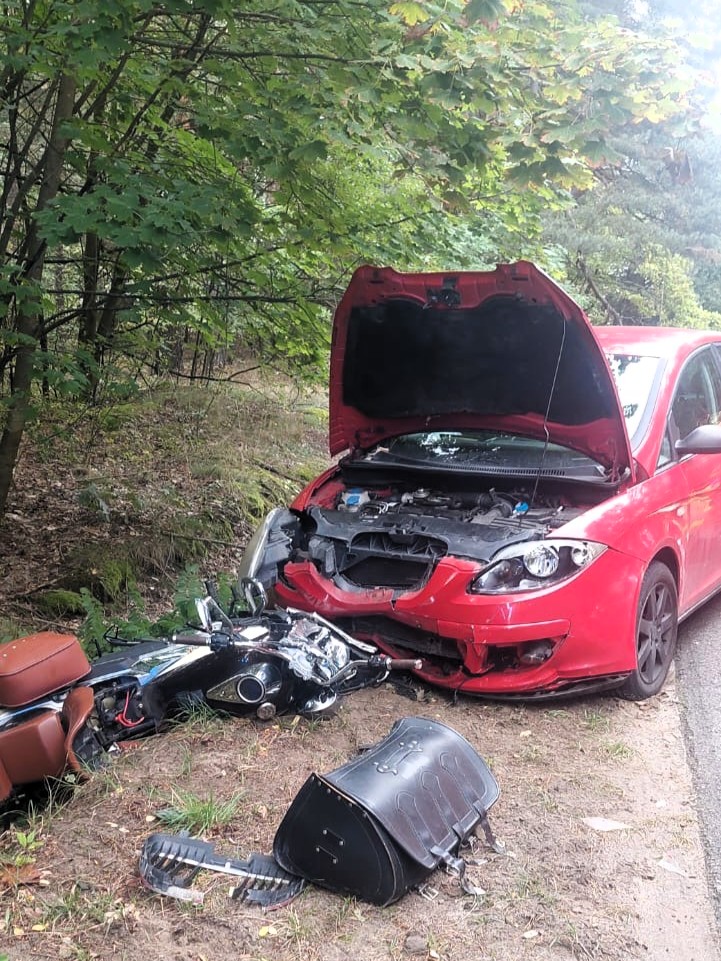 Nie żyje 73-letni motocyklista. Wypadek w Knapach w gminie Baranów Sandomierski - Polskie Radio Rzeszów