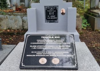 Odnowiono grób Teofili Kic w&nbsp;Przemyślu. Upamiętniono Sprawiedliwą wśród Narodów Świata