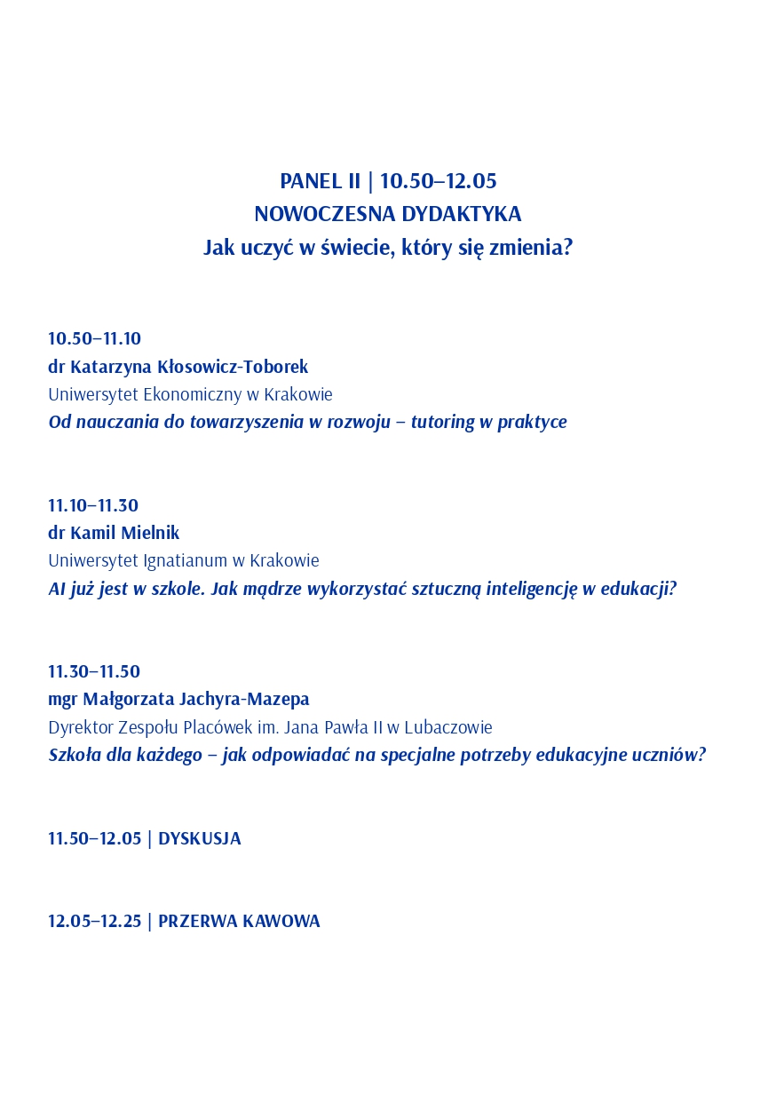 KONGRES NOWOCZESNEJ EDUKACJI - Polskie Radio Rzeszów