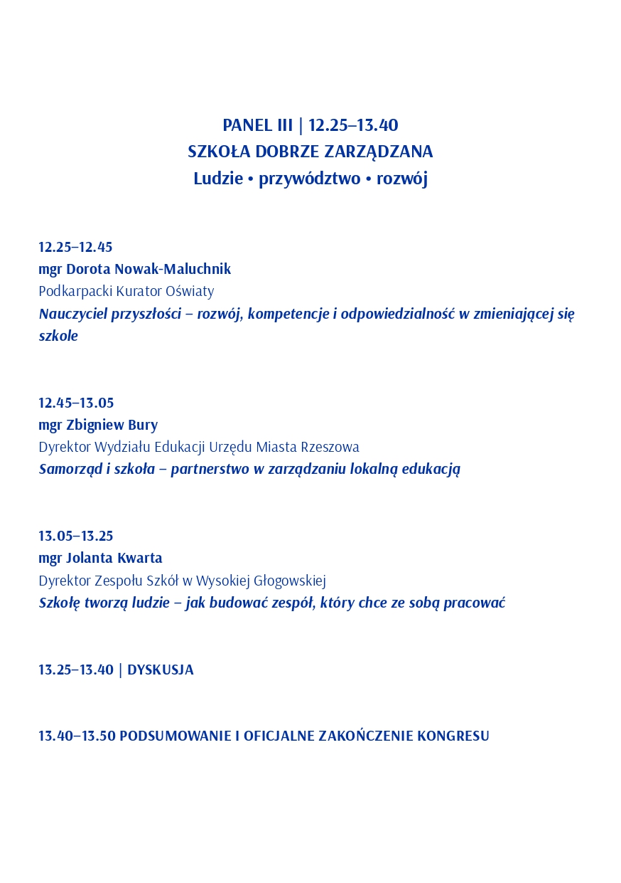 KONGRES NOWOCZESNEJ EDUKACJI - Polskie Radio Rzeszów