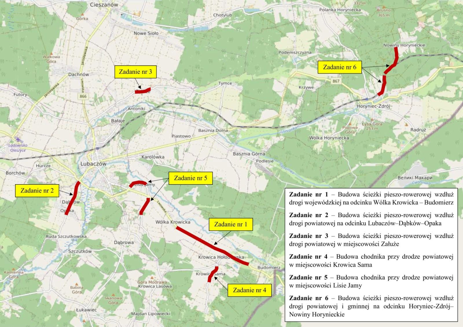 Prawie 15 km nowych ścieżek rowerowych i chodników w powiecie lubaczowskim - Polskie Radio Rzeszów