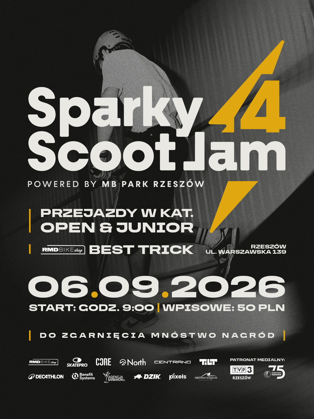 SPARKY SCOOT JAM VOL. 4 - OGÓLNOPOLSKIE ZAWODY HULAJNOGI WYCZYNOWEJ W RZESZOWIE - Polskie Radio Rzeszów