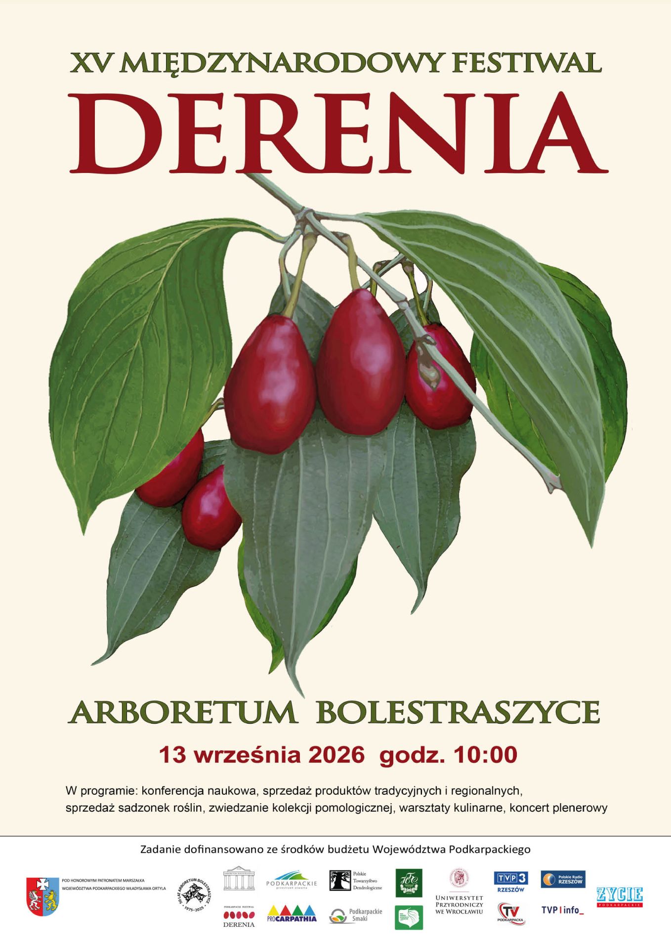 XV Międzynarodowy Festiwal Derenia w Arboretum Bolestraszyce - Polskie Radio Rzeszów