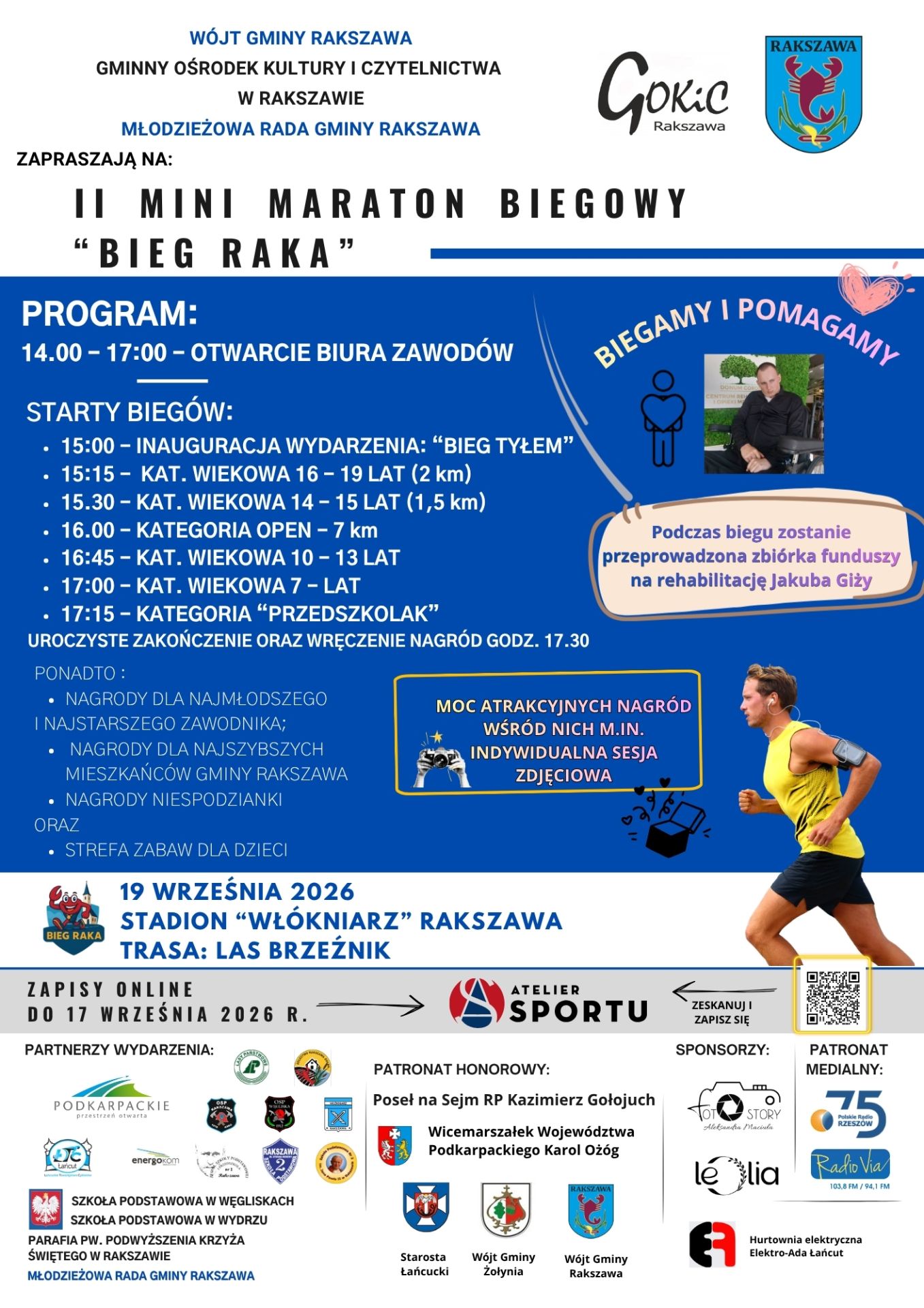 II Mini Maraton Biegowy „Bieg Raka’ - Polskie Radio Rzeszów