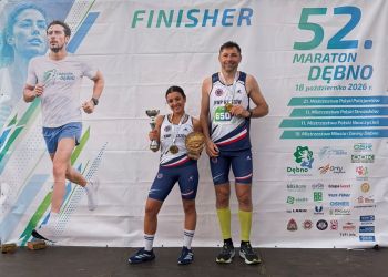 Podkarpaccy policjanci w&nbsp;maratonie w&nbsp;Dębnie. Sukces i&nbsp;miejsce na&nbsp;podium
