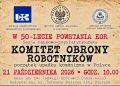 50-lecie Komitetu Obrony Robotników. Sesja naukowa w&nbsp;Rzeszowie