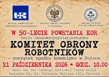 50-lecie Komitetu Obrony Robotników. Sesja naukowa w&nbsp;Rzeszowie