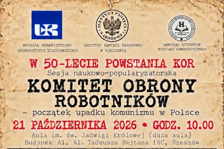 50-lecie Komitetu Obrony Robotników. Sesja naukowa w&nbsp;Rzeszowie