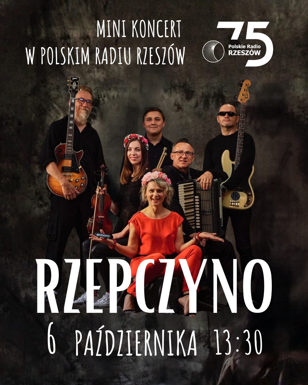 Rzepczyno zagra minikoncert w Polskim Radiu Rzeszów. Świętuj z nami 30-lecie zespołu - Polskie Radio Rzeszów