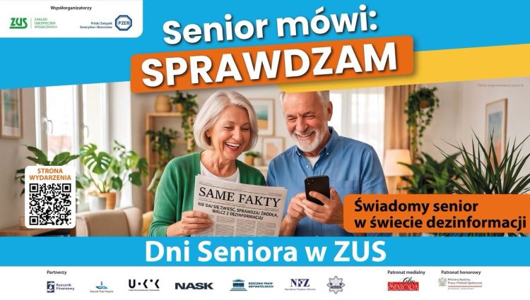 Dni Seniora w&nbsp;ZUS. Eksperci podpowiadają, jak rozpoznać fake news
